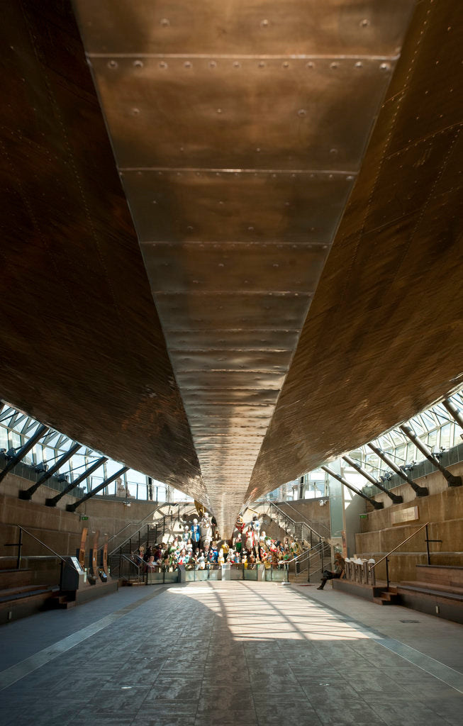 Detail of Refurbished clipper 'Cutty Sark' (1869), re-opened 25 April 2012 by National Maritime Museum