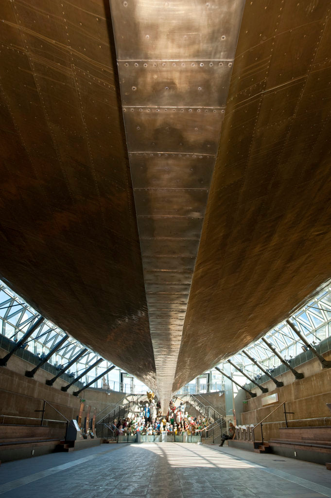 Detail of Refurbished clipper 'Cutty Sark' (1869), re-opened 25 April 2012 by National Maritime Museum