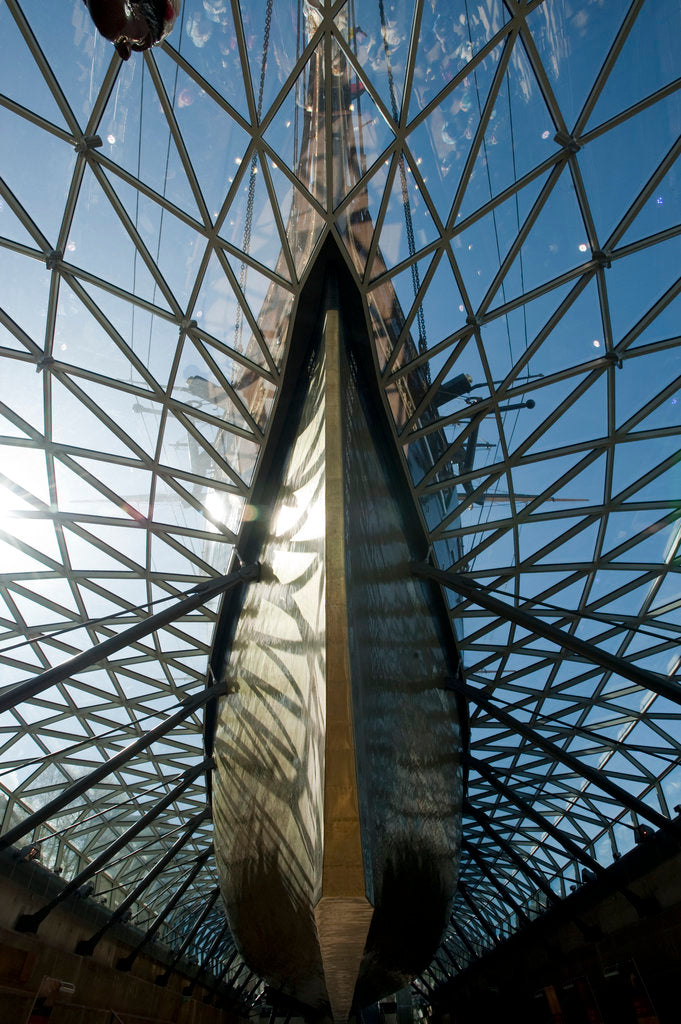 Detail of Refurbished clipper 'Cutty Sark' (1869), re-opened 25 April 2012 by National Maritime Museum