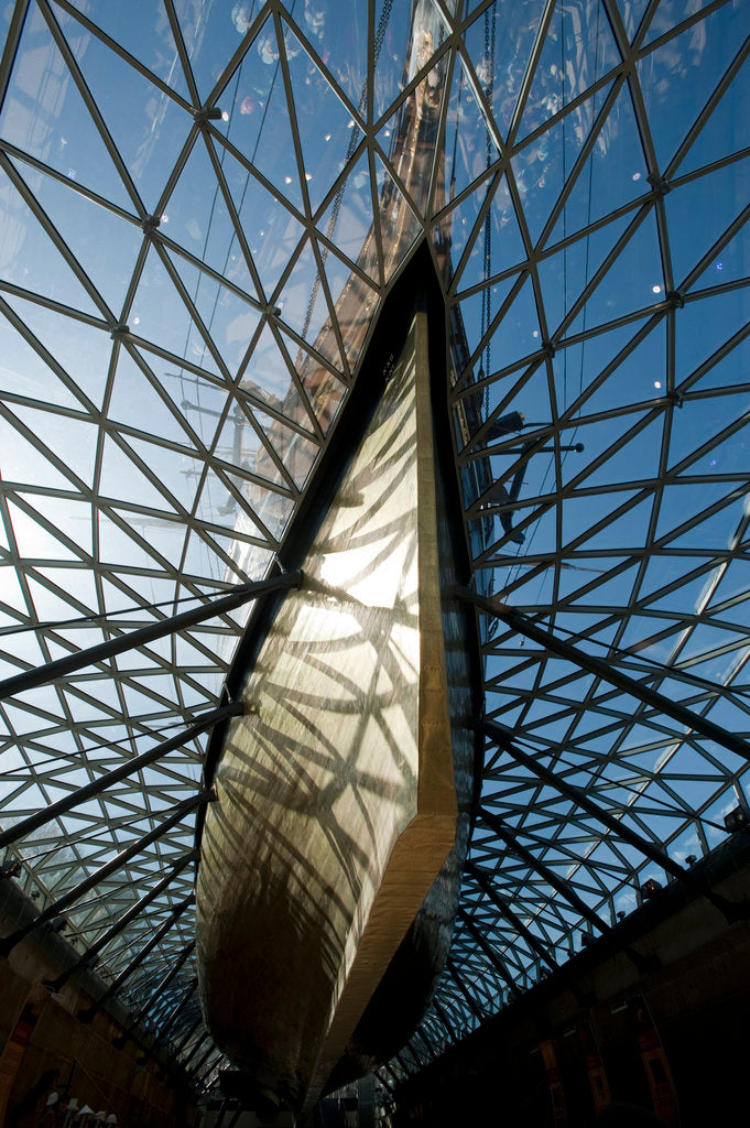 Detail of Refurbished clipper 'Cutty Sark' (1869), re-opened 25 April 2012 by National Maritime Museum