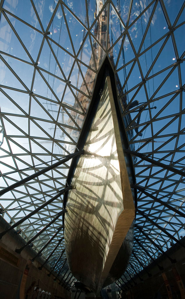Detail of Refurbished clipper 'Cutty Sark' (1869), re-opened 25 April 2012 by National Maritime Museum
