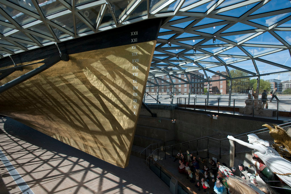 Detail of Refurbished clipper 'Cutty Sark' (1869), re-opened 25 April 2012 by National Maritime Museum