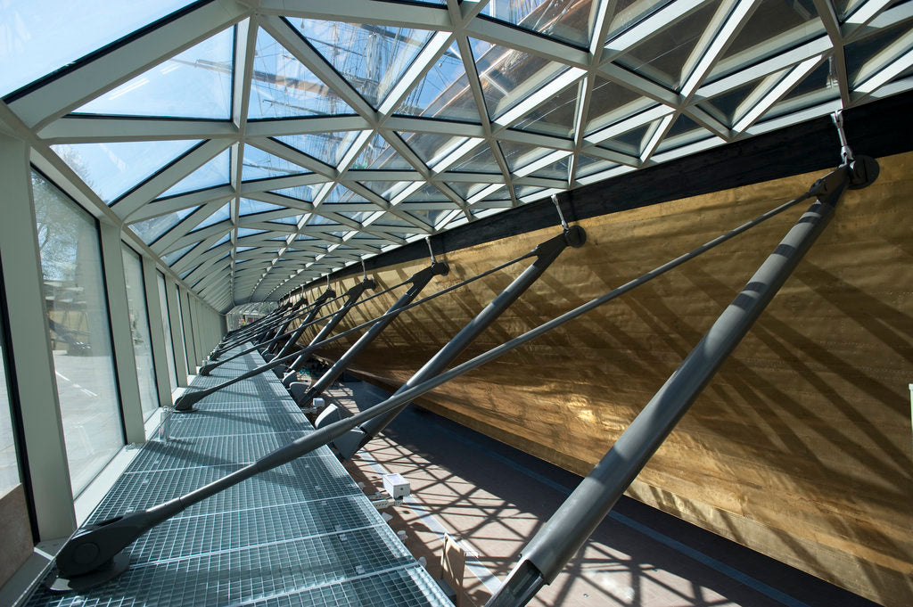 Detail of Refurbished clipper 'Cutty Sark' (1869), re-opened 25 April 2012 by National Maritime Museum