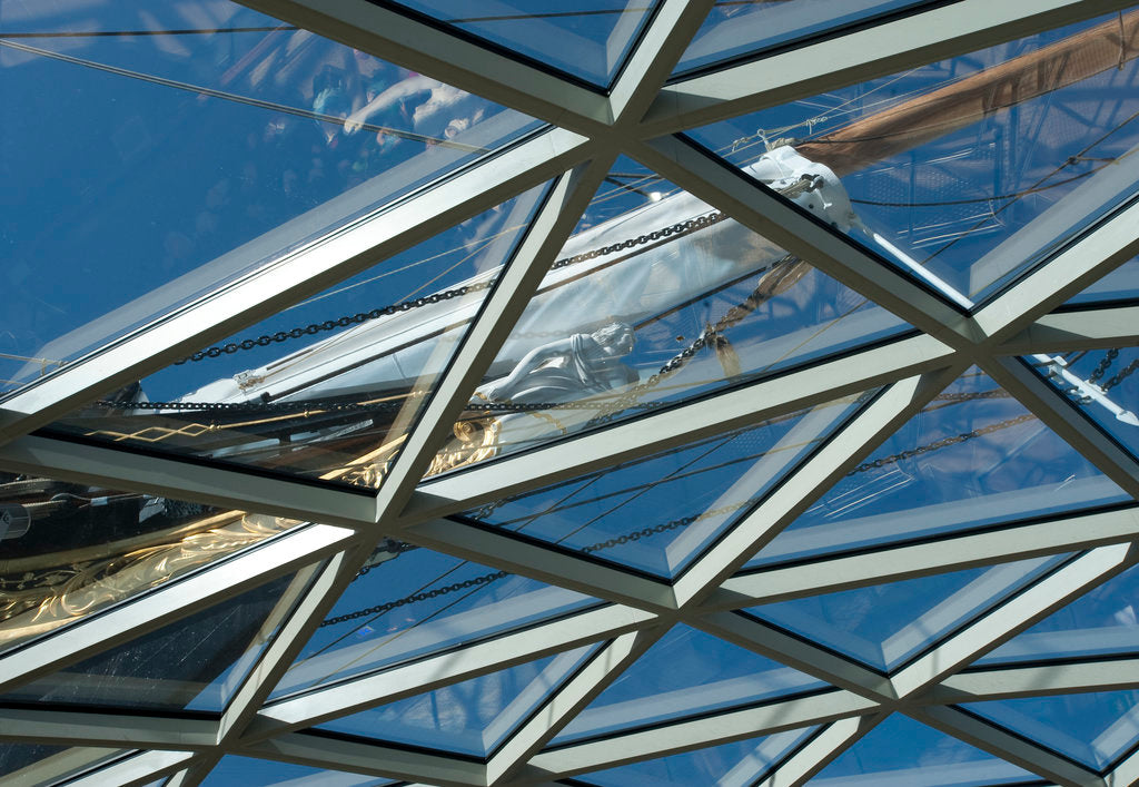 Detail of Refurbished clipper 'Cutty Sark' (1869), re-opened 25 April 2012 by National Maritime Museum