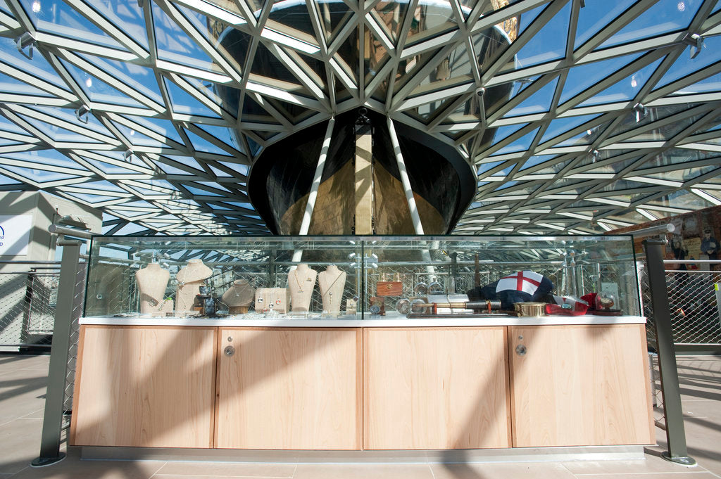 Detail of Refurbished clipper 'Cutty Sark' (1869), re-opened 25 April 2012 by National Maritime Museum