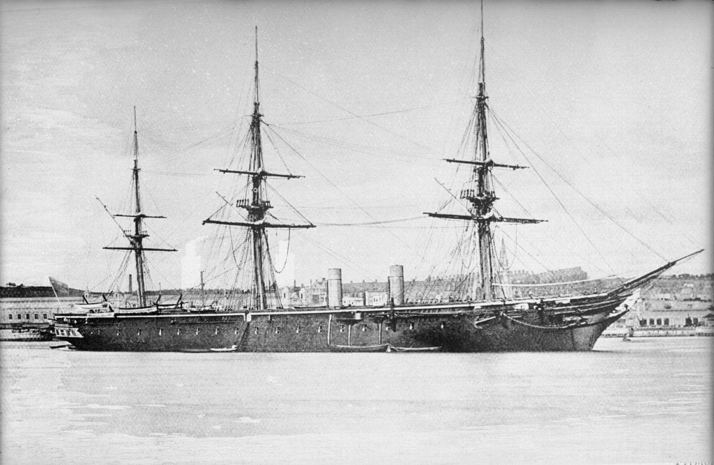 Detail of HMS 'Warrior' (1860) by unknown