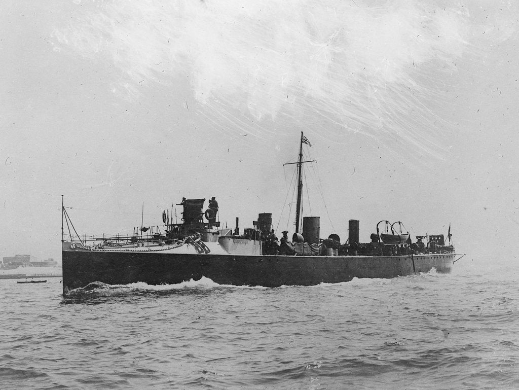 Detail of Torpedo boat destroyer HMS 'Spitfire' (1895) by unknown