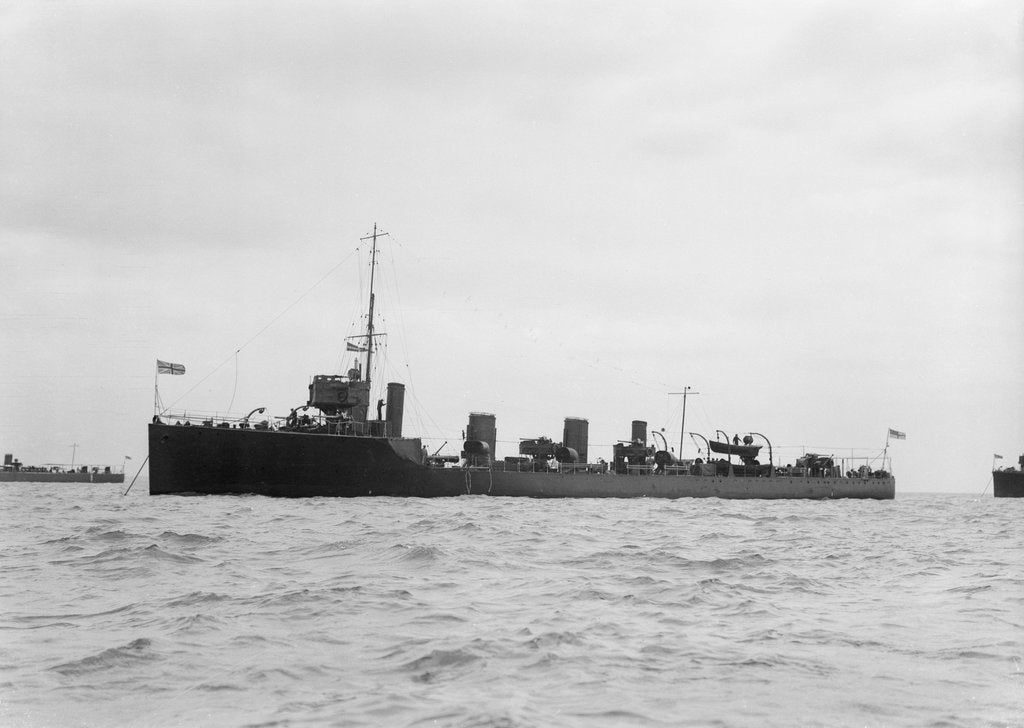 Detail of Torpedo boat destroyer HMS 'Mohawk' (1907) by unknown