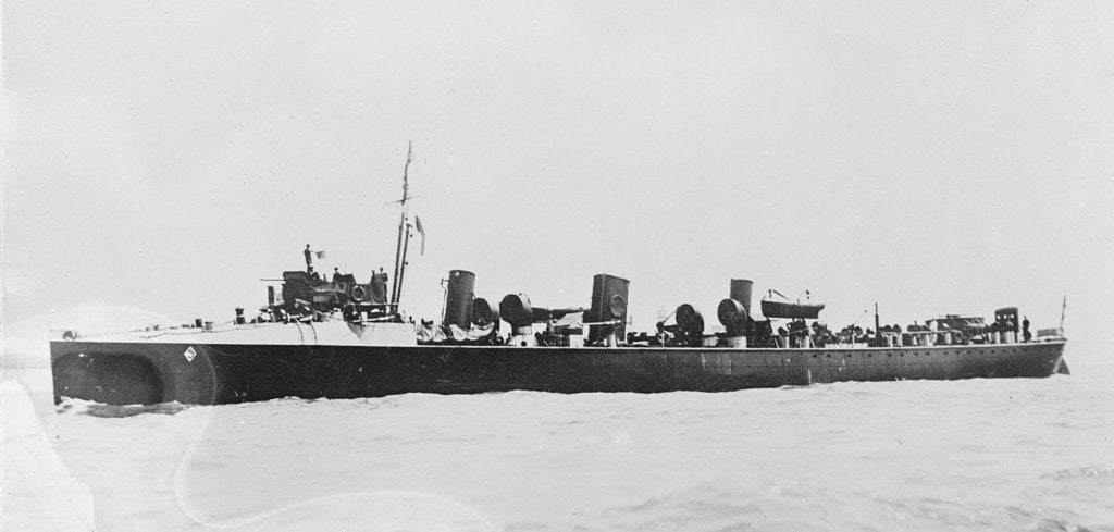 Detail of HMS 'Chamois' (1896) by unknown