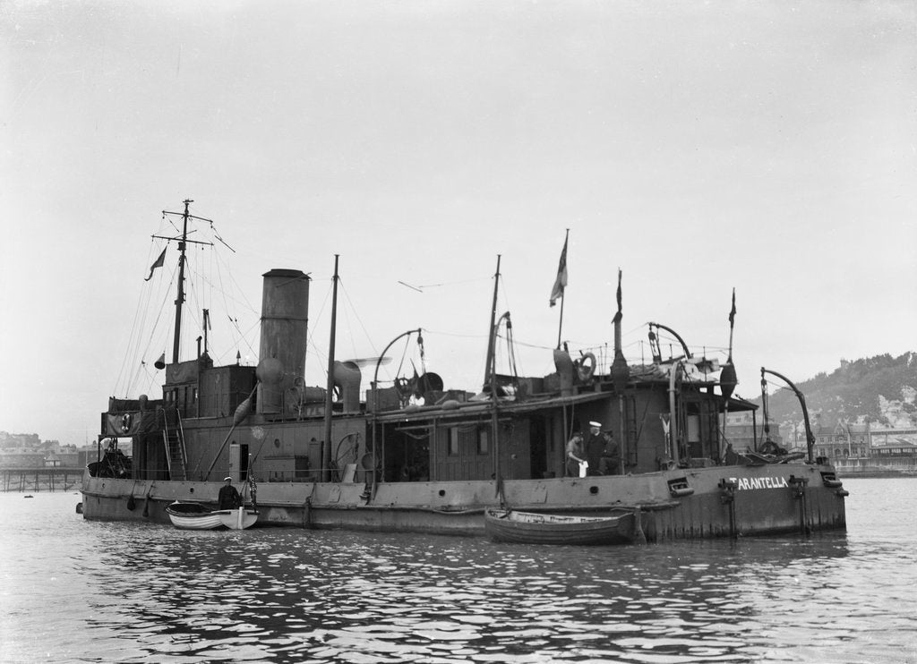 Detail of Photograph of minesweeper 'Tarantella' (1920), from Richard Perkins Collection by Richard Perkins