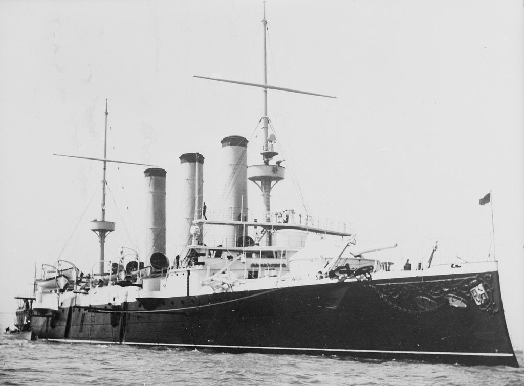 Detail of Protected cruiser 'Emperador Carlos V' (Sp, 1895) by unknown