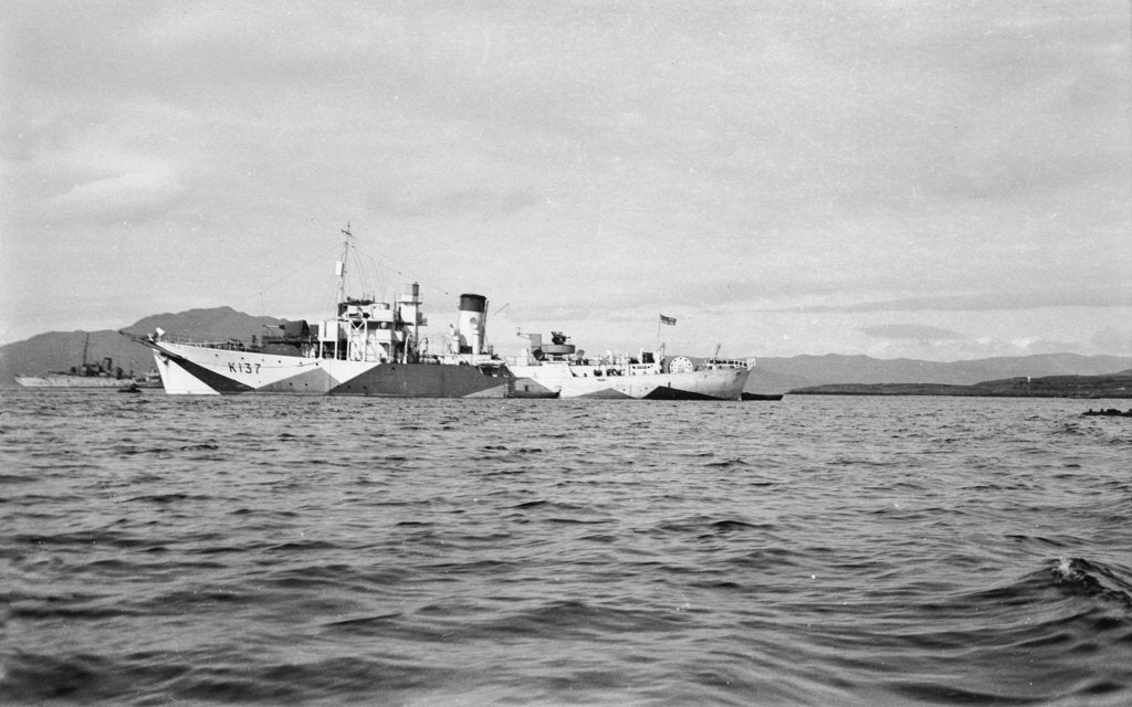 Detail of HMS 'Pink' (1942) by unknown