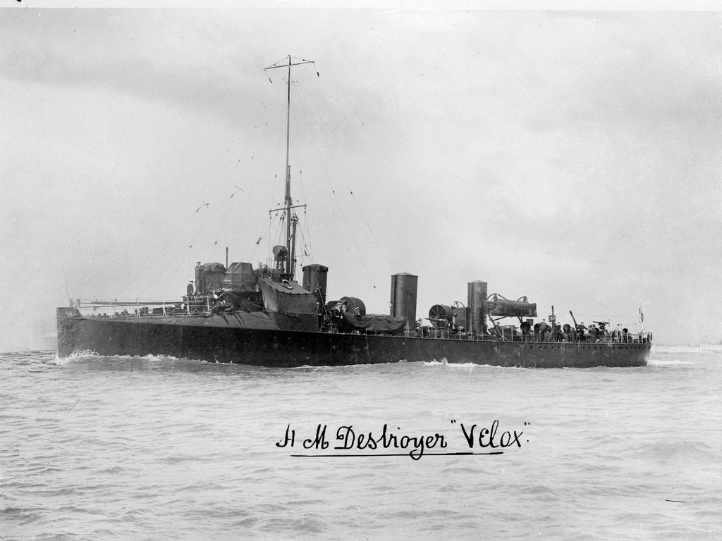 Detail of HMS 'Velox' (1902) by unknown
