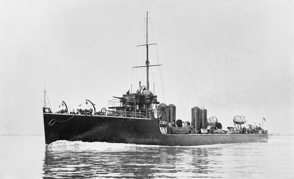 Detail of Torpedo boat destroyer HMS 'Gala' (1905) by unknown