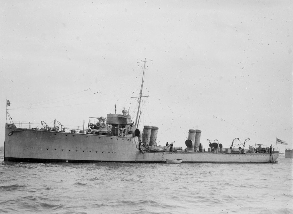 Detail of Torpedo boat destroyer HMS 'Wear' (1905) by unknown