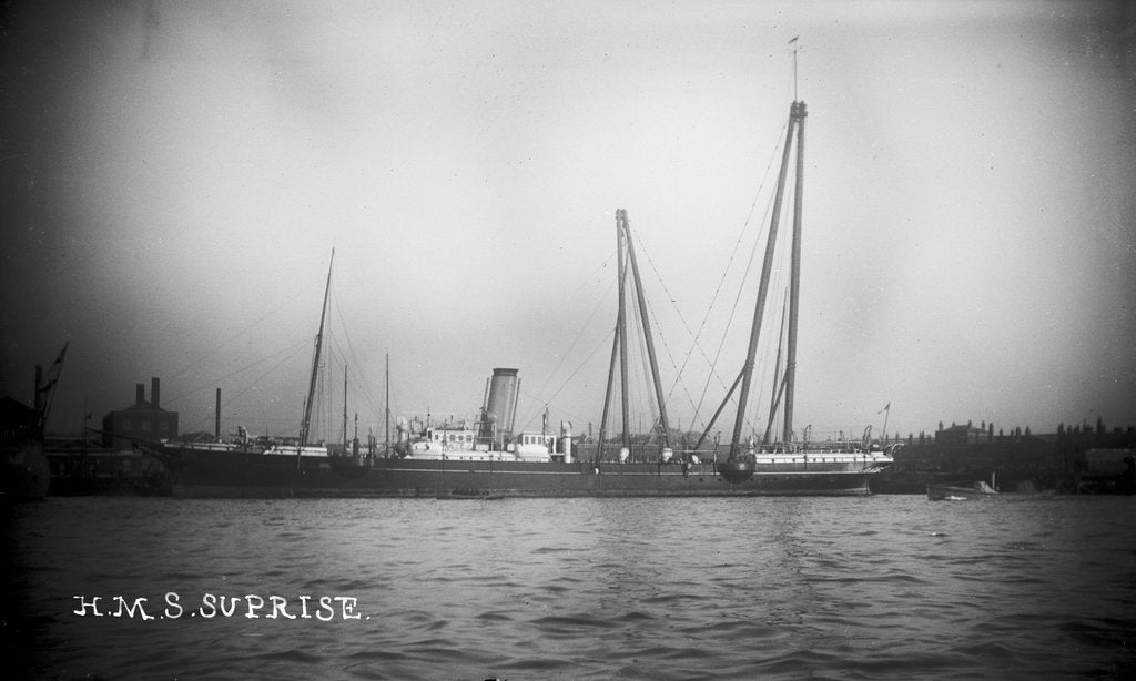 Detail of HMS 'Surprise' 1885 by unknown