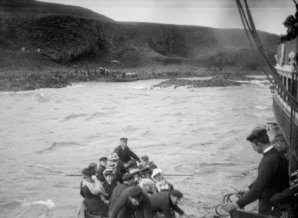 Detail of Staffa in 1908 by unknown