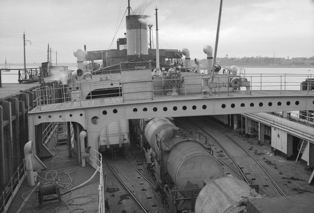 Detail of On board view of 'Essex Ferry' (1917) by unknown