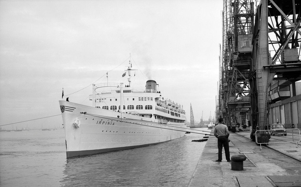 Detail of Passenger liner, motor, 'Irpinia' (Italy, 1929) ex 'Campina', ex 'Rio Jachal', Armatori Grimaldi Fratelli, managers by unknown