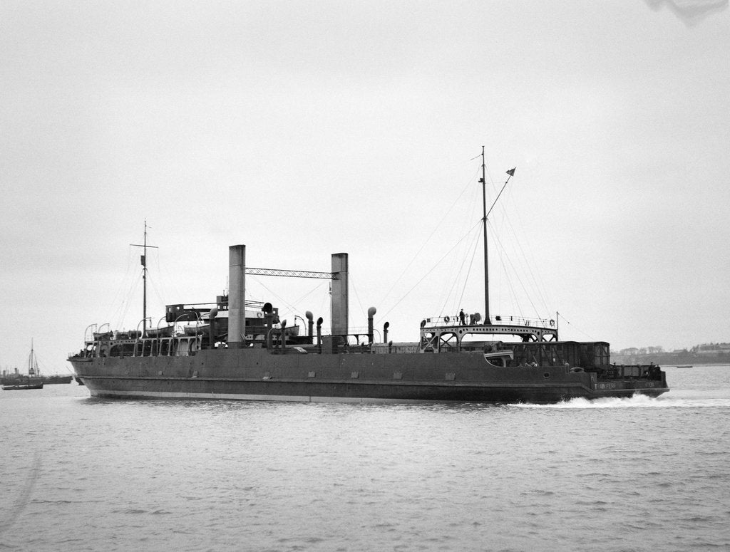 Detail of Port quarter view of Train Ferry No. 1 by unknown