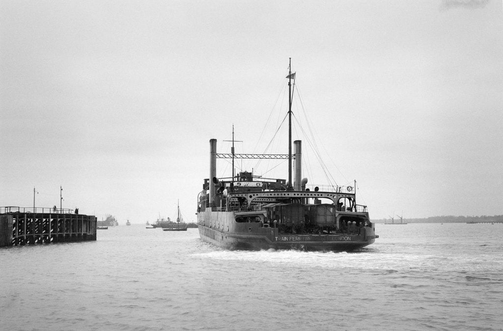 Detail of Port stern view of Train Ferry No. 1 by unknown