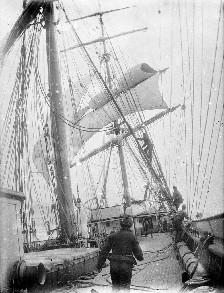 Detail of On deck of the 'Iquique' (1892) by unknown