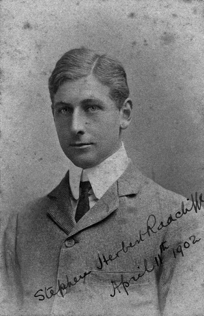 Detail of Lieutenant S. H. Radcliffe by unknown