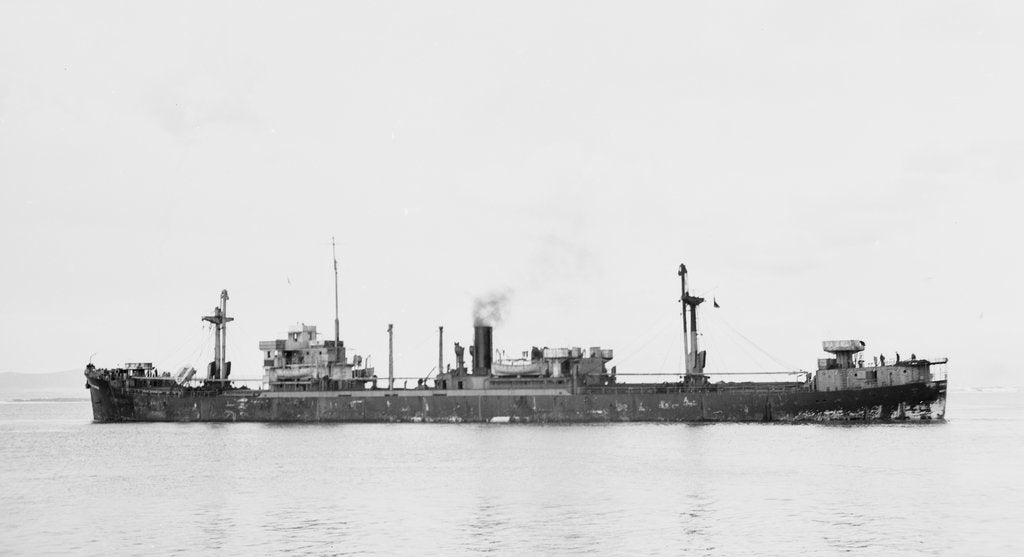 Detail of 'Empire Prowess' (Br, 1943) off Cape Town by unknown