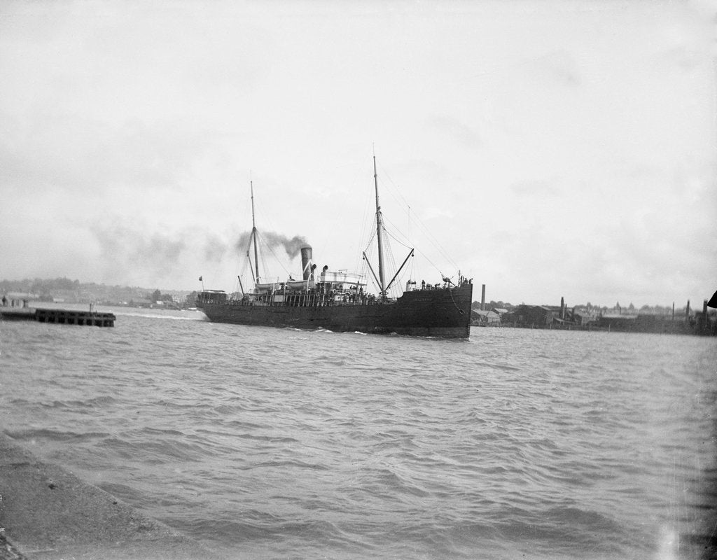 Detail of 'Graceful' (Br, 1886) under way by unknown