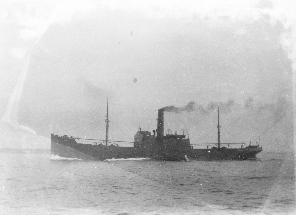Detail of Ossian' (Br, 1919), under way by unknown