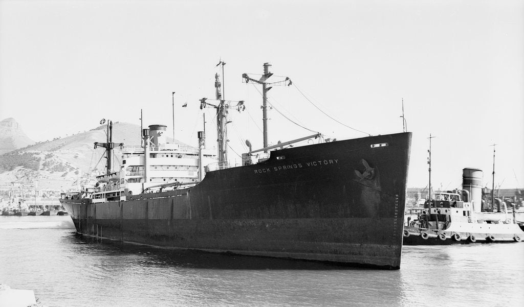 Detail of 'Rock Springs Victory' (Am, 1945) in Cape Town Harbour by unknown