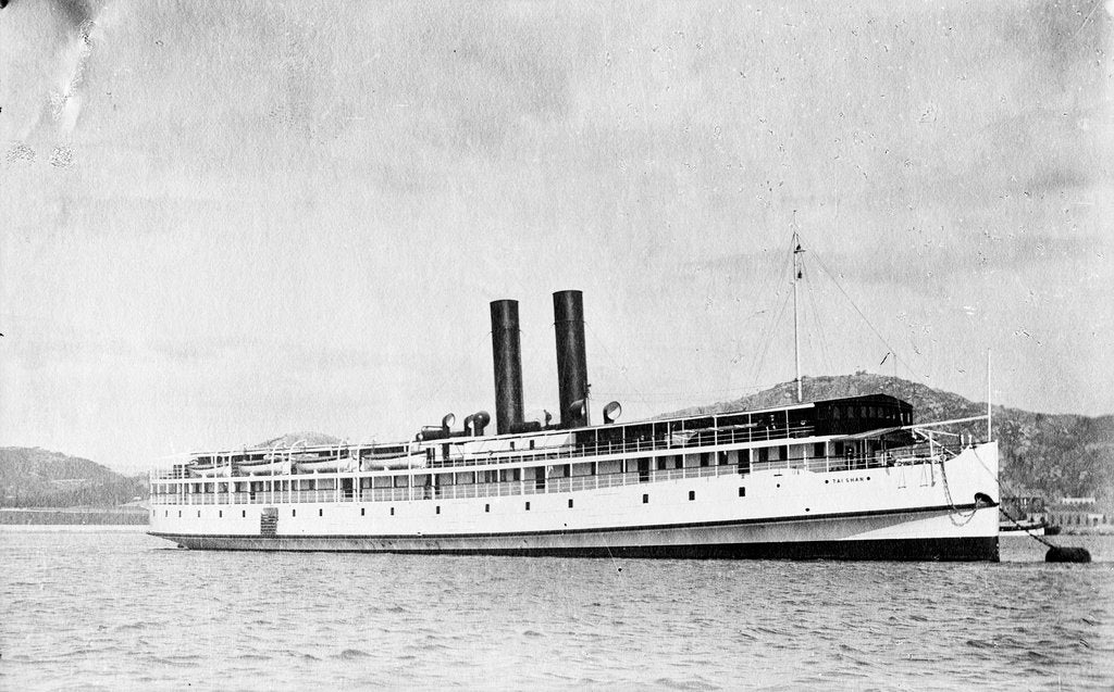 Detail of Short sea passenger vessel 'Taishan' (Br, 1913) for river purposes only by unknown