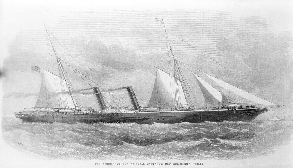 Detail of 'Delta' (Br, 1859) by unknown