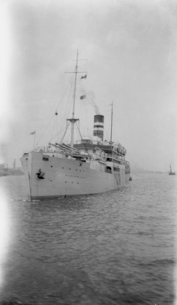 Detail of 'Highland Loch' (Br, 1911), at anchor by unknown