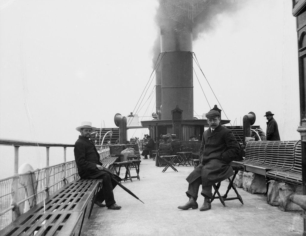 Detail of 'Columba' (Br, 1878) paddle steamer, (Glasgow - Ardrishaig service), David MacBrayne by unknown