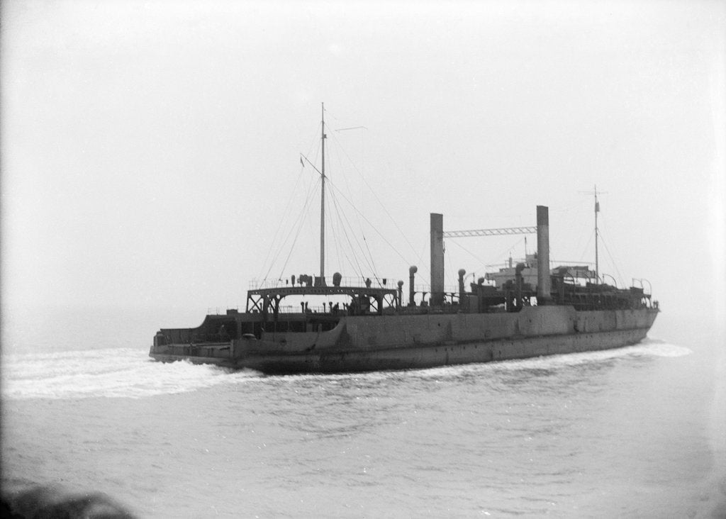 Detail of Starboard quarter view of Train Ferry No. 2 (1917) by unknown