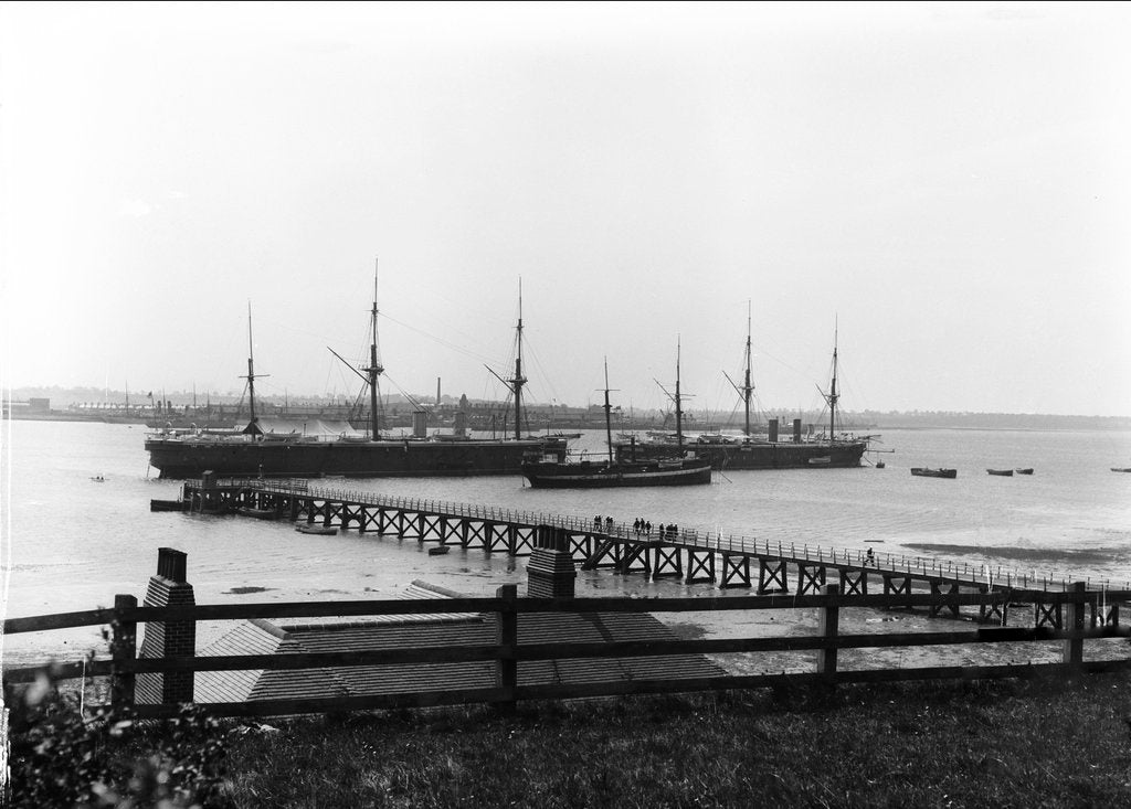 Detail of A view looking from Shotley across the River Stour to Harwich by Smiths Suitall Ltd.