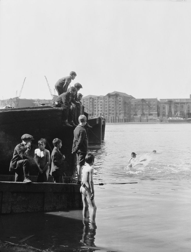 Detail of Rotherhithe children by unknown