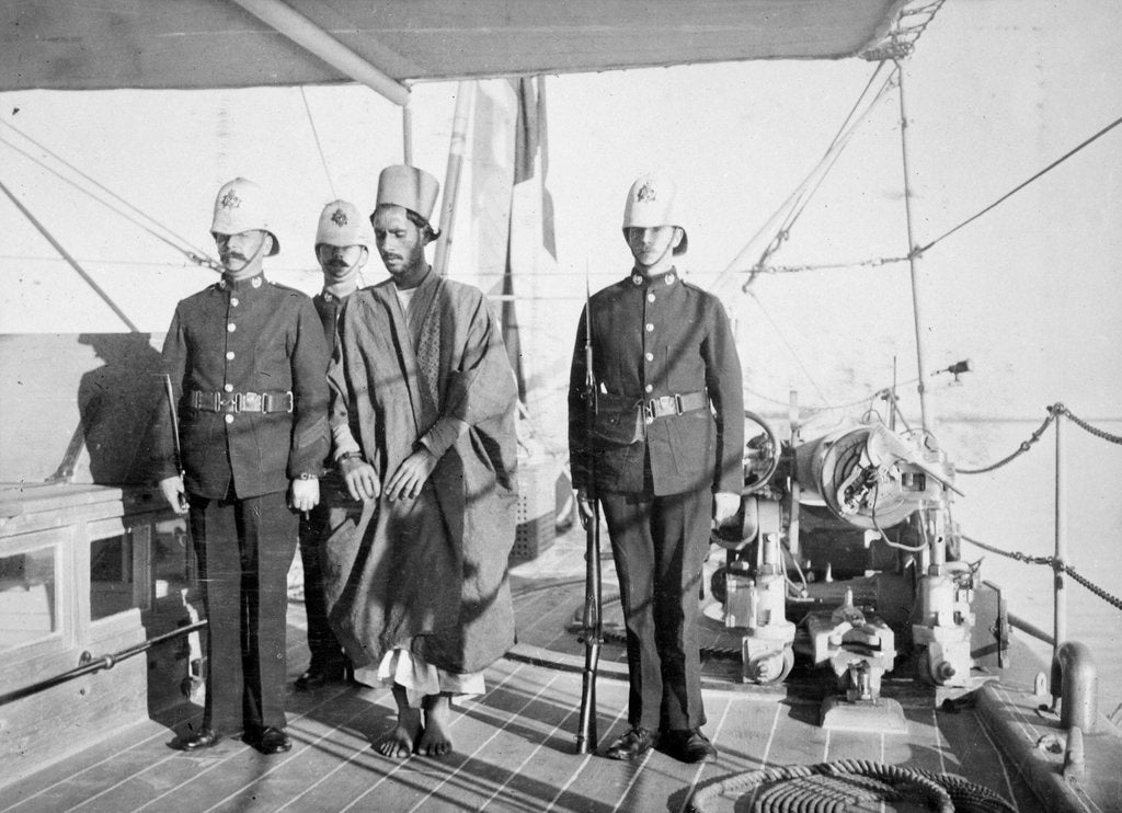 Detail of Crew of HMS 'Sphinx' (1882) by unknown