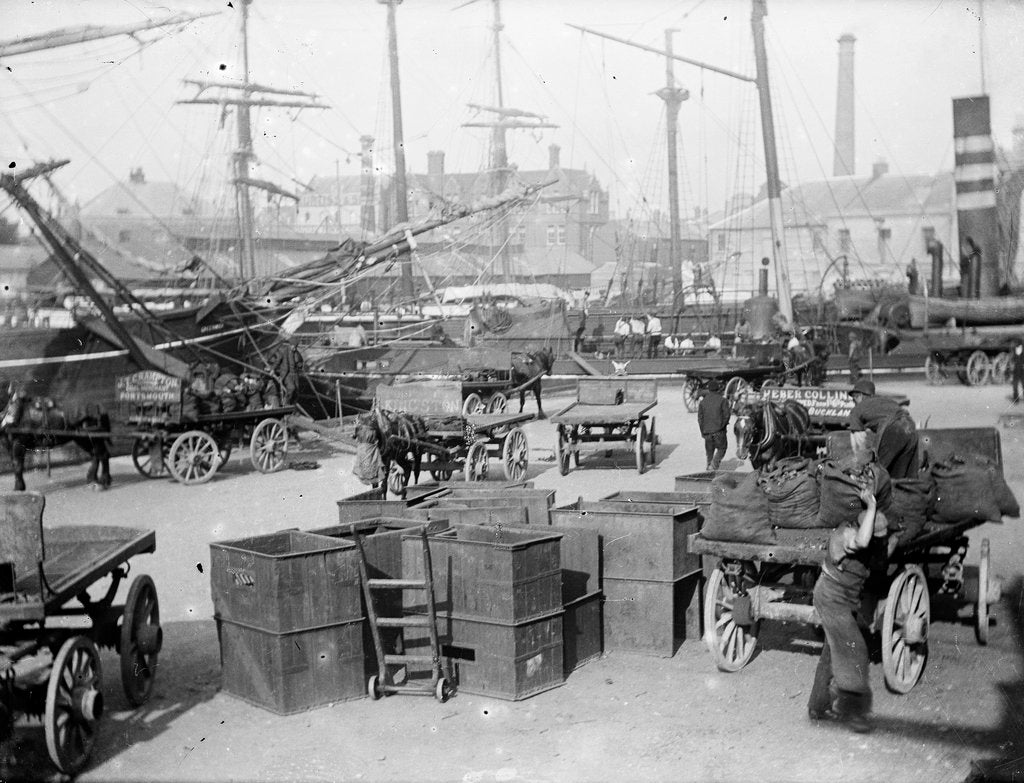 Detail of Portsmouth dockyard by unknown