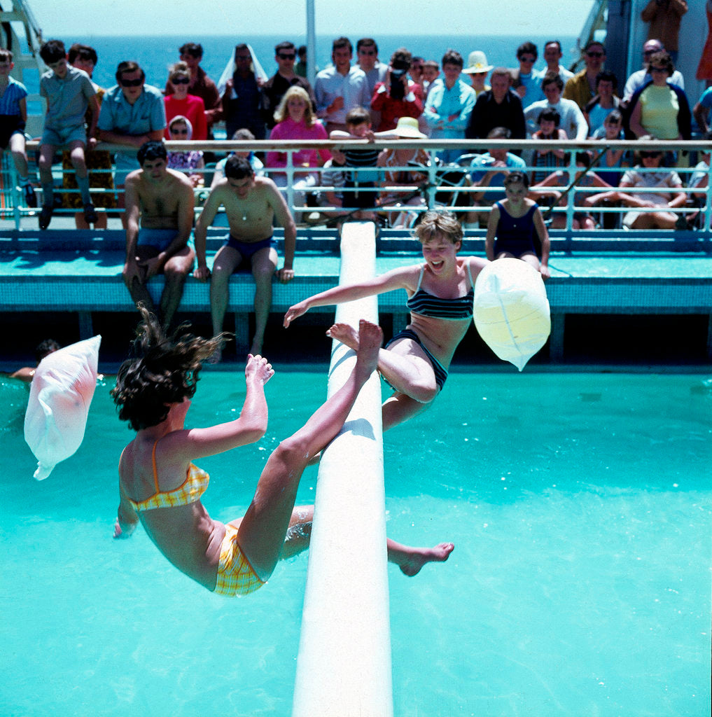 Detail of A deck game by Marine Photo Service