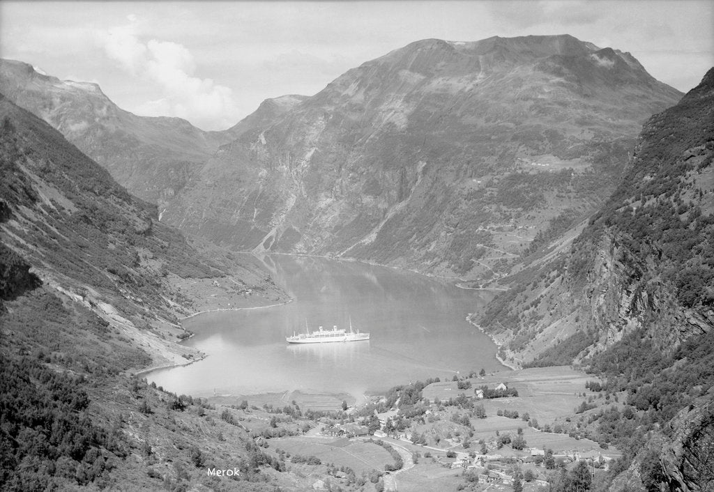 Detail of Geirangerfjord, Norway by Marine Photo Service