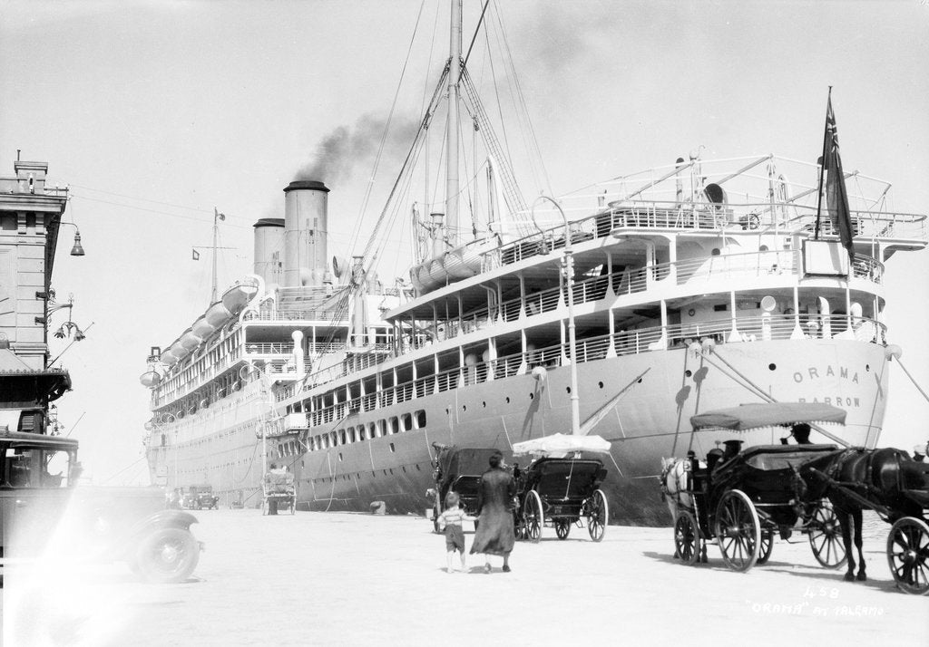 Detail of The 'Orama' at Palermo, Italy by Marine Photo Service