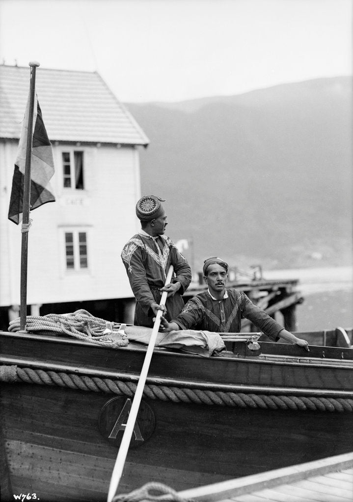Detail of Lascar crew of passenger liner 'Viceroy of India' (Br, 1929) by unknown