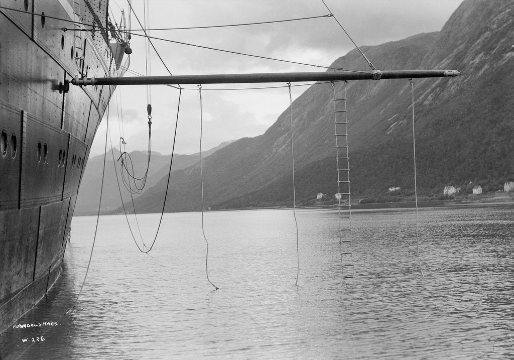 Detail of Andalsnes, Norway by Marine Photo Service