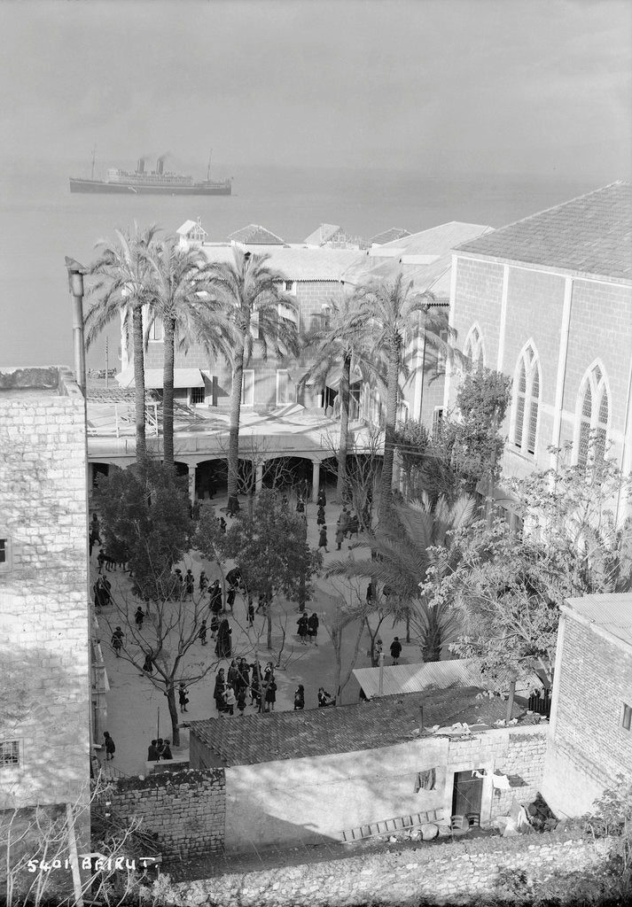Detail of P&O's 'Viceroy of India' moored in port at Beirut, Lebanon by Marine Photo Service