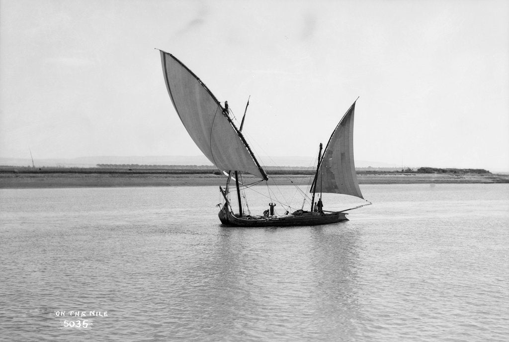 Detail of Gaiassa on the river Nile, Egypt by Marine Photo Service