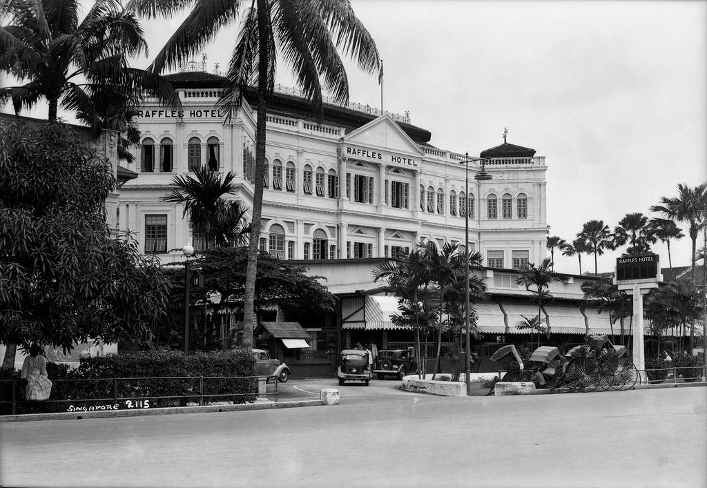 Detail of The Raffles Hotel, Singapore by Marine Photo Service