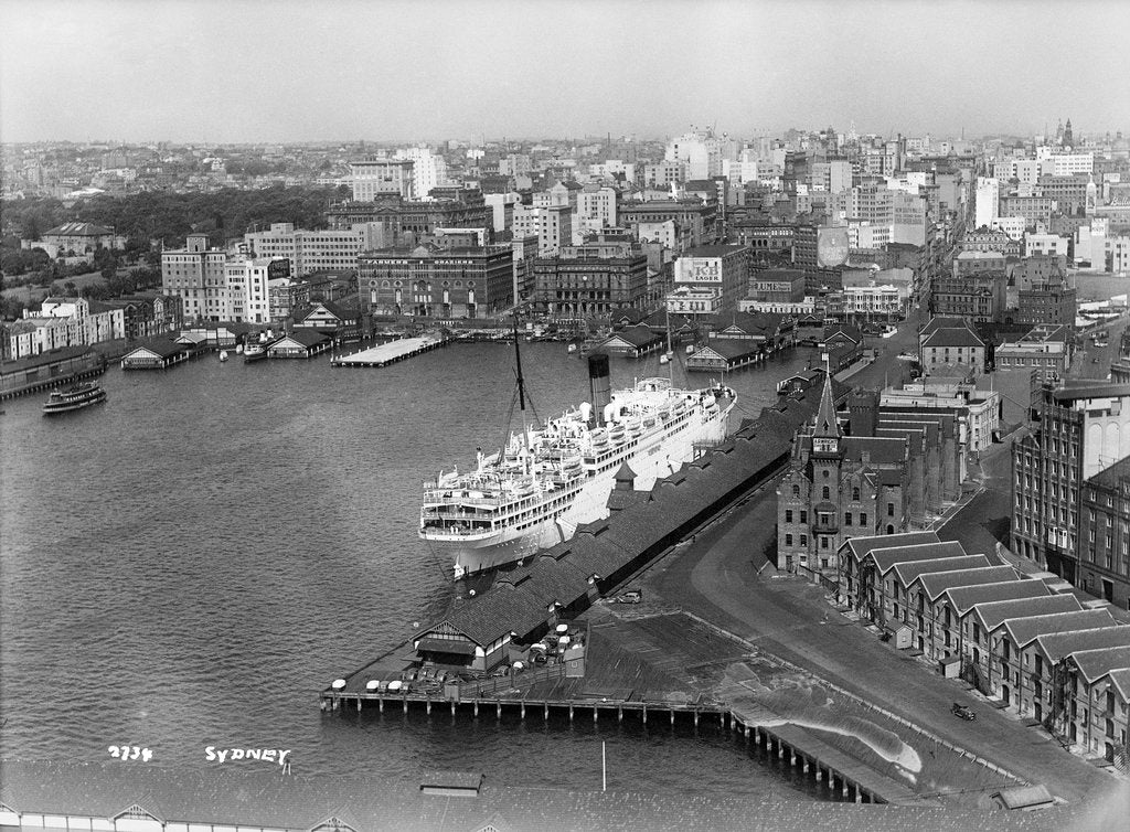 Detail of Sydney, Australia by Marine Photo Service