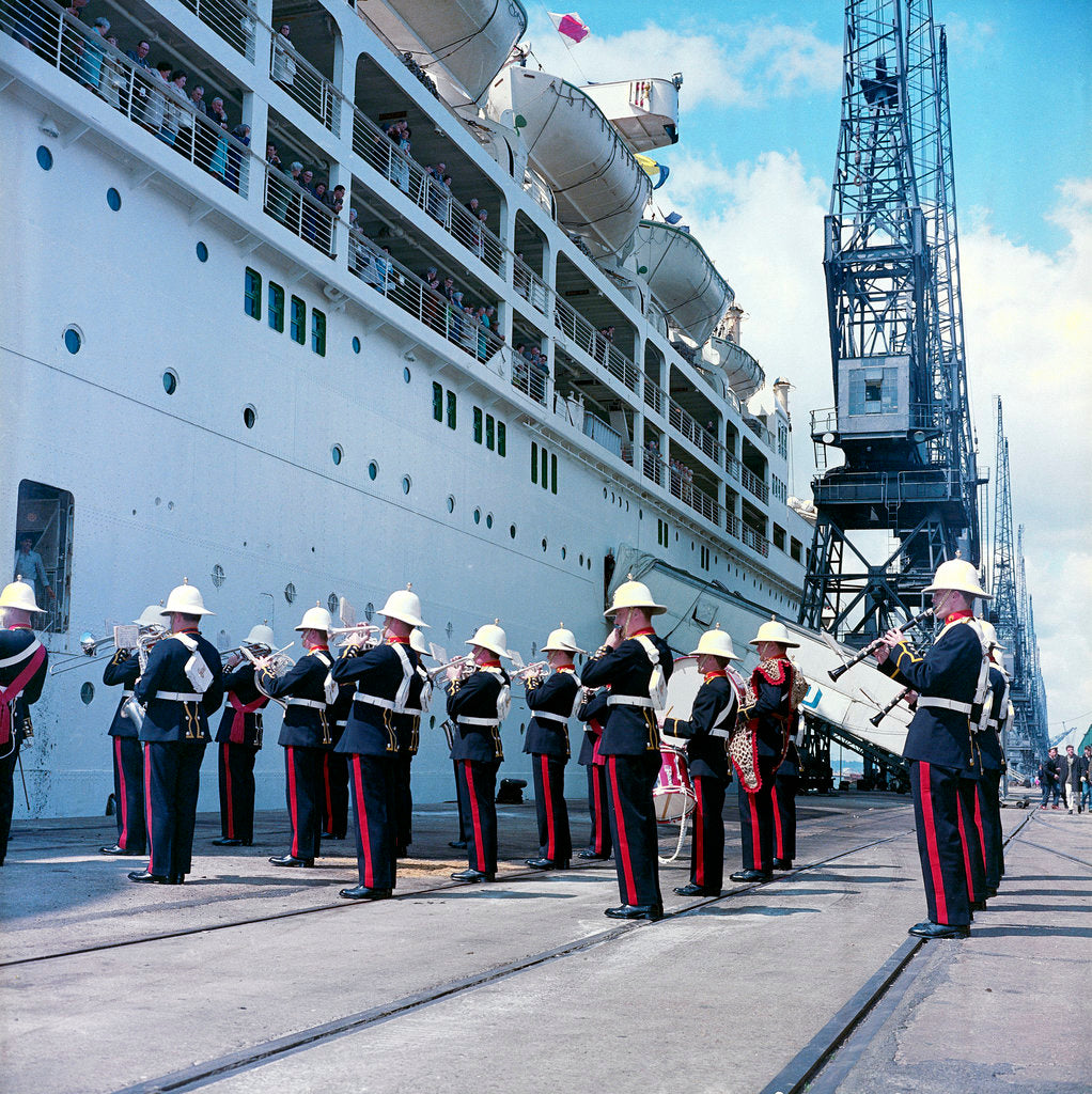 Detail of Quayside bands at San Juan, Puerto Rico by Marine Photo Service